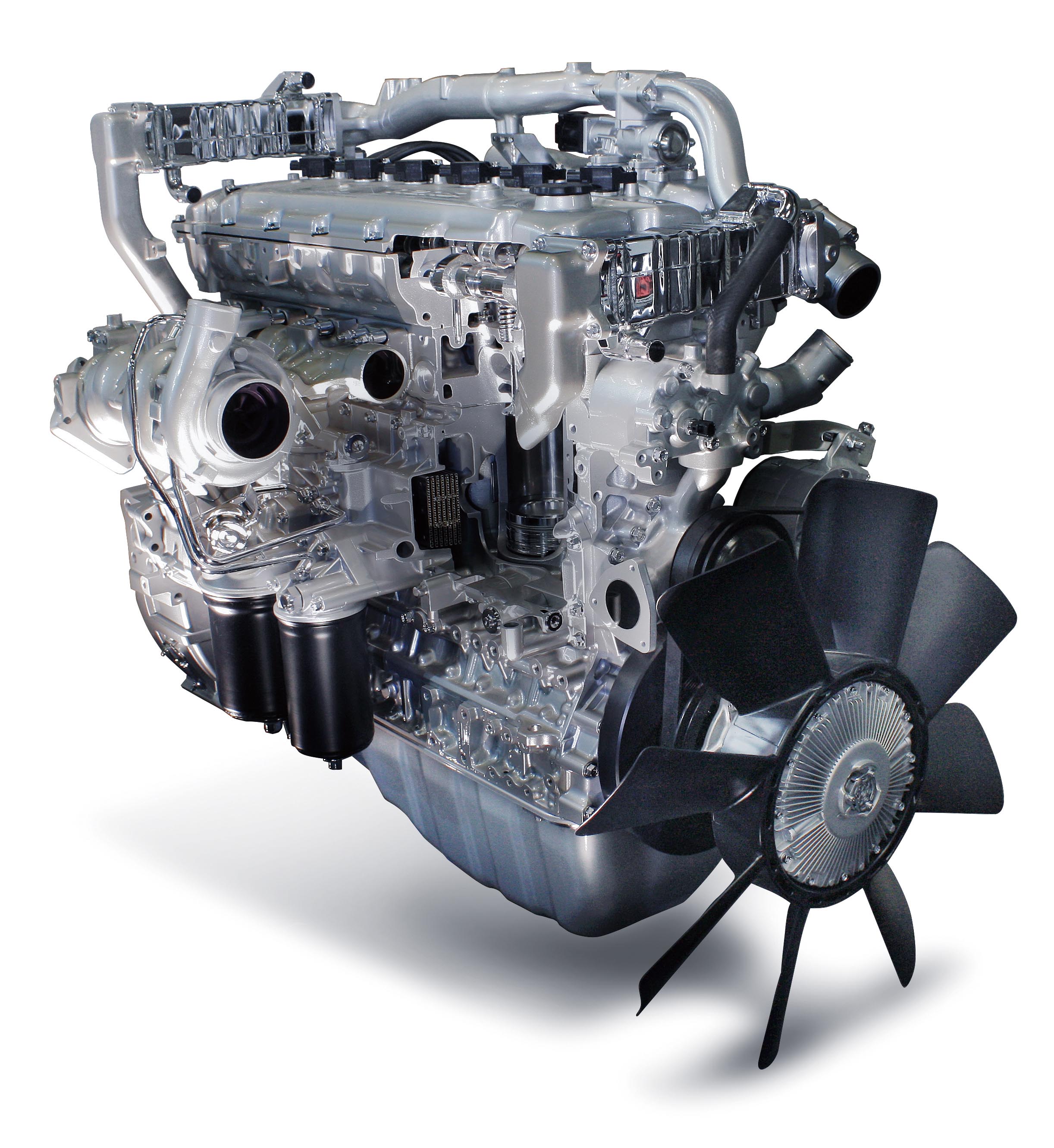 いすゞ大型トラック用圧縮天然ガスエンジン6uv1 Tcn ガソリン 天然ガスエンジン 自動車技術330選