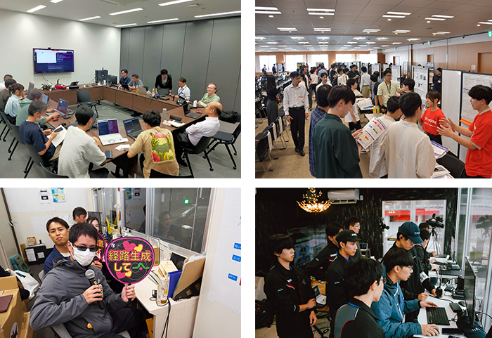 シミュレーションを用いた過去大会の様子